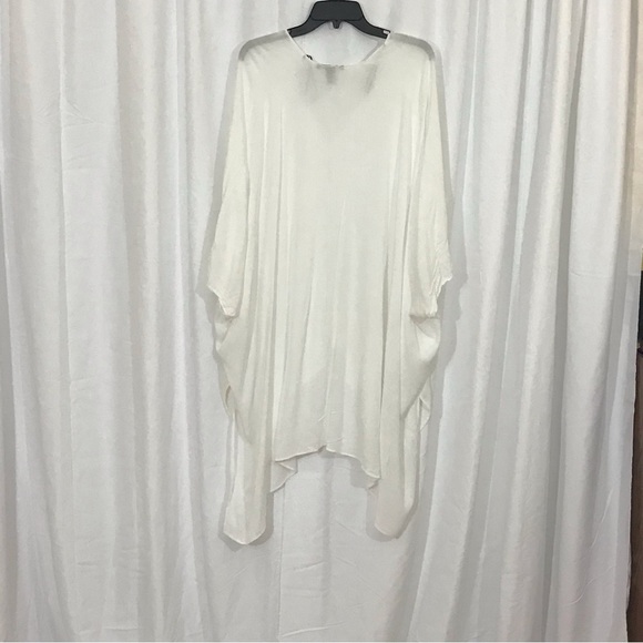 Sz M | Forever 21 | Batwing Sleeve Beach Cover Up Kimono Bathing suit Cover Up - Picture 4 of 8